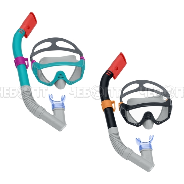 Набор для подводного плавания для детей от 14 лет (маска, трубка) арт. 274-197, 24068 [6] BESTWAY. ЧЕБОПТ.