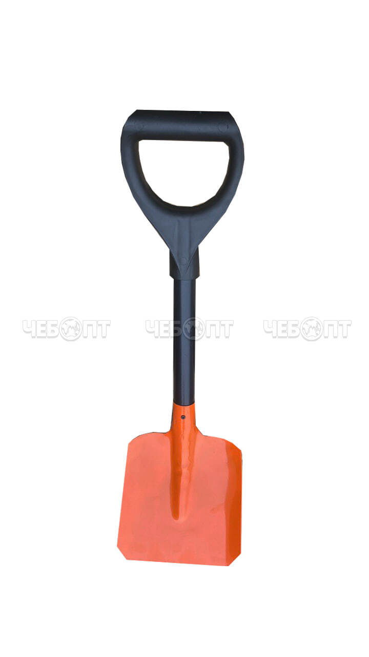Лопата автомобильная металлическая совковая в сборе (с черенком d-40 мм) Павлово [5]. ЧЕБОПТ.