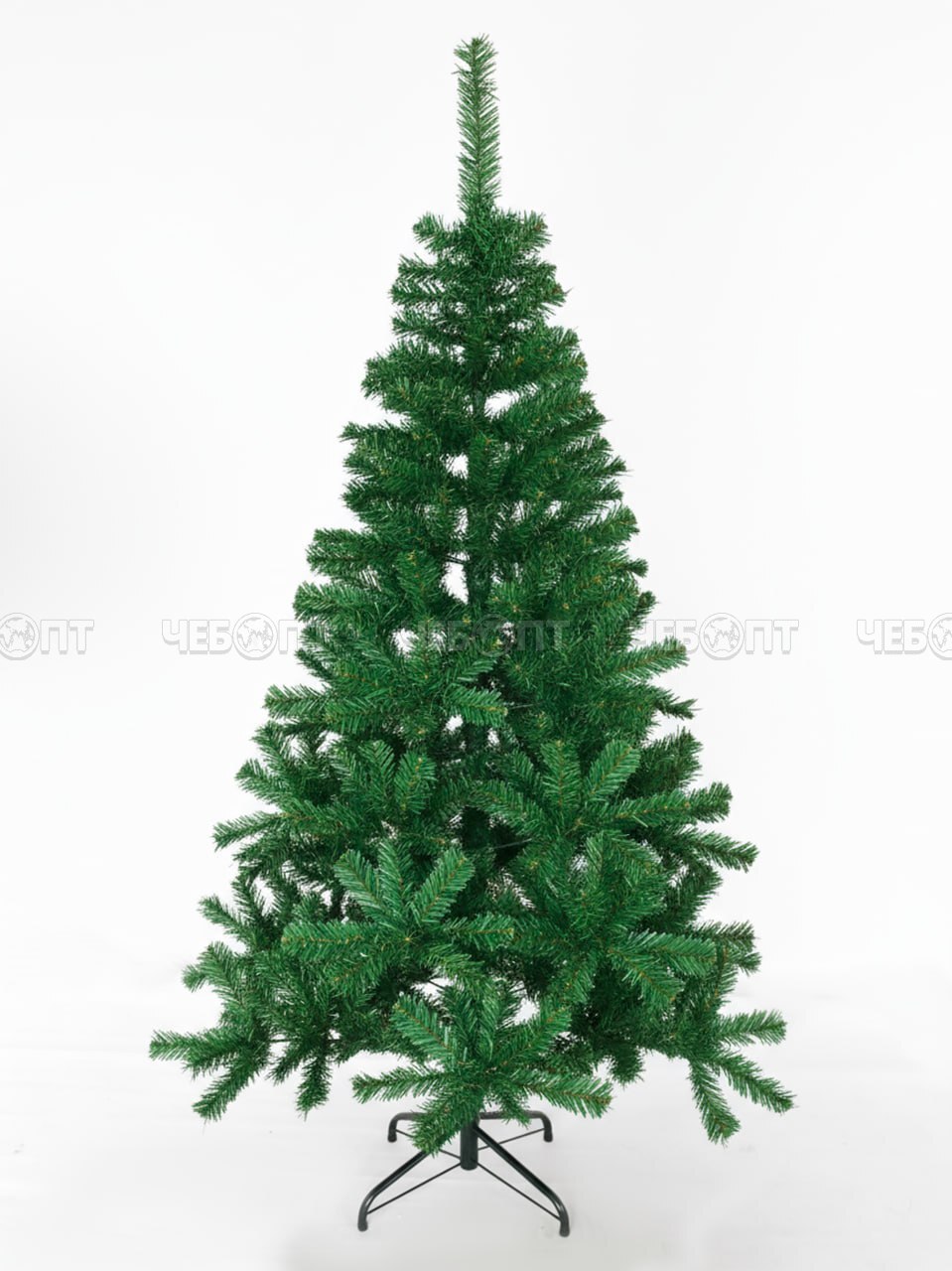 Елка (Ель) новогодняя искусственная РЕТРО h - 210 см, 800 веток ПВХ, металлическая подставка арт. 300277 $ [1] GOODSEE. ЧЕБОПТ.