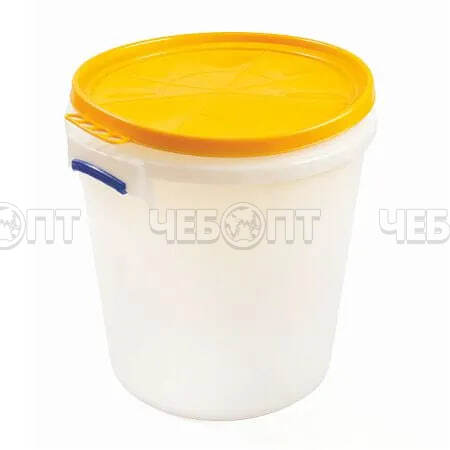 Бак пластиковый 32 л для холодных пищевых продуктов, горловина d - 355 мм, с герметичной крышкой [5] РАДИАН. ЧЕБОПТ.