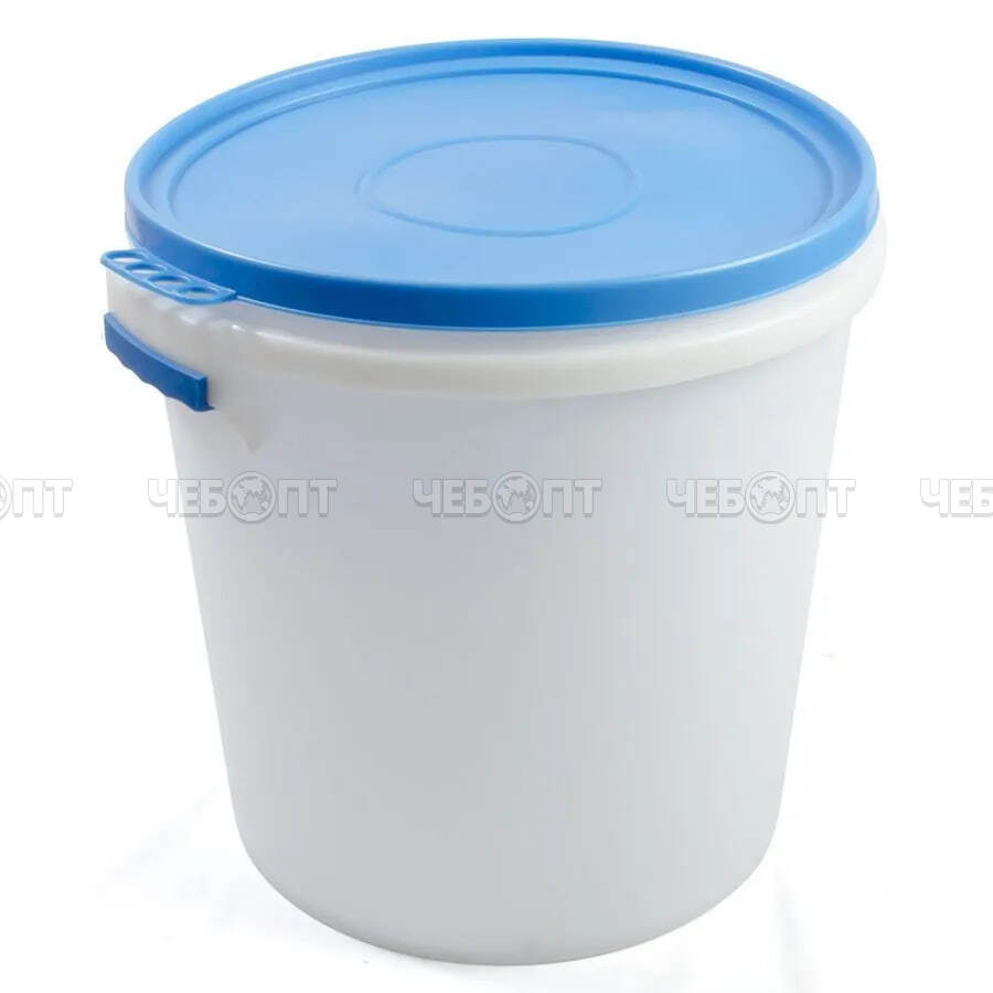 Бак пластиковый 45 л для холодных пищевых продуктов, горловина d - 405 мм, с герметичной крышкой [5] РАДИАН. ЧЕБОПТ.