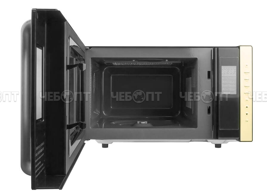 Микроволновая печь CENTEK CT-1561 BLACK V - 23 л, гриль, конвекция, электронное управление, подсветка, таймер, 10 программ, мощность 1300 Вт [1]. ЧЕБОПТ.