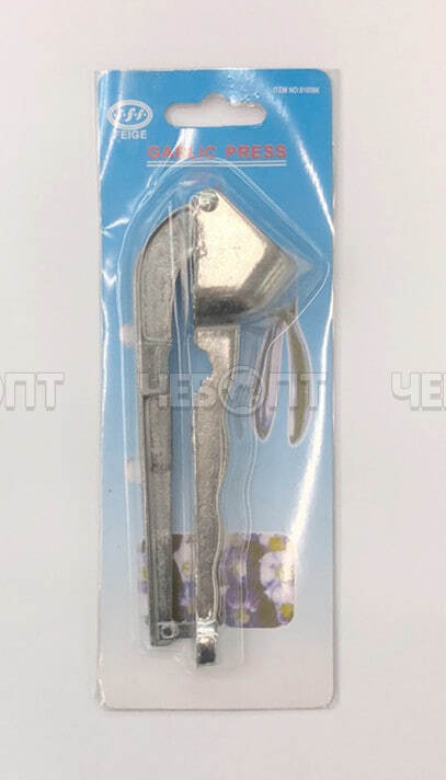 Пресс для чеснока (чеснокодавка) 15*4 см металлический арт. KT1312, 260116 $ [144] GOODSEE. ЧЕБОПТ.