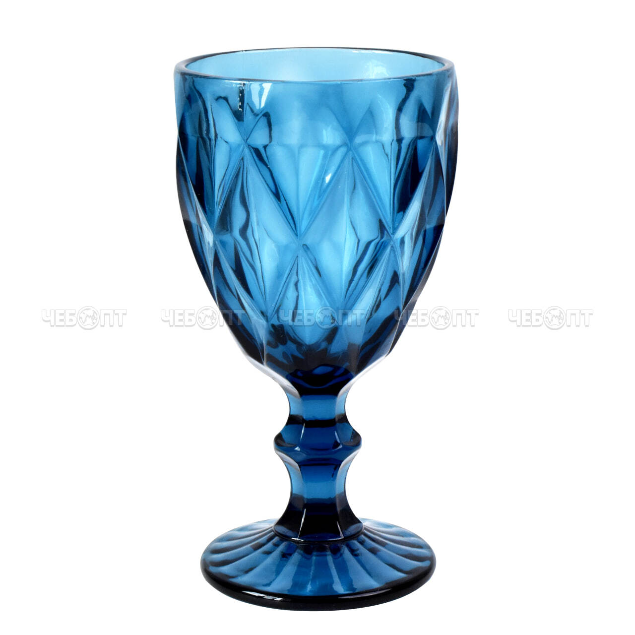 Бокал для вина/сока 300 мл ELEGANT синий арт. 300553-BLUE $ [6/48] GOODSEE. ЧЕБОПТ.