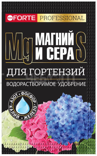 Удобрение комплексное водорастворимое BONA FORTE для гортензий и кислотолюб. раст.100 гр (в шоубоксе 10 шт), арт. BF23010921 [30] ГАРДЕН. ЧЕБОПТ.