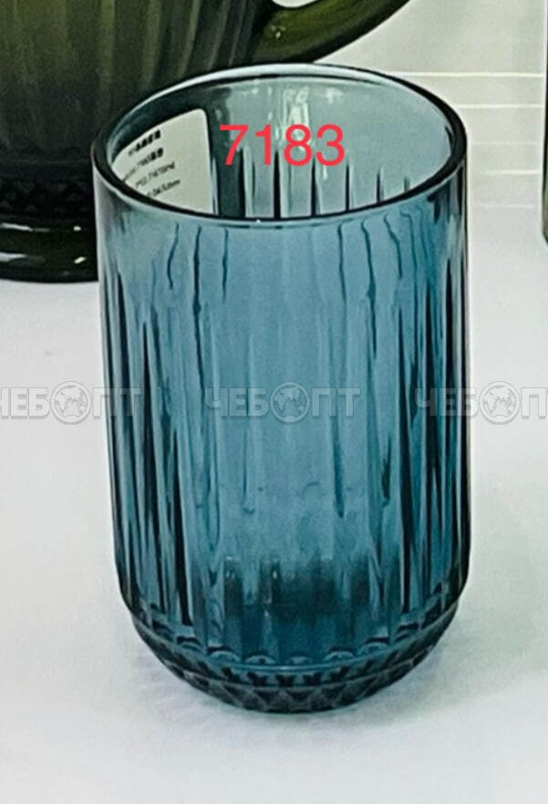 Стакан стеклянный 410 мл LEFARD, филолетовый арт. 300565-PURPLE $ [6/48] GOODSEE. ЧЕБОПТ.