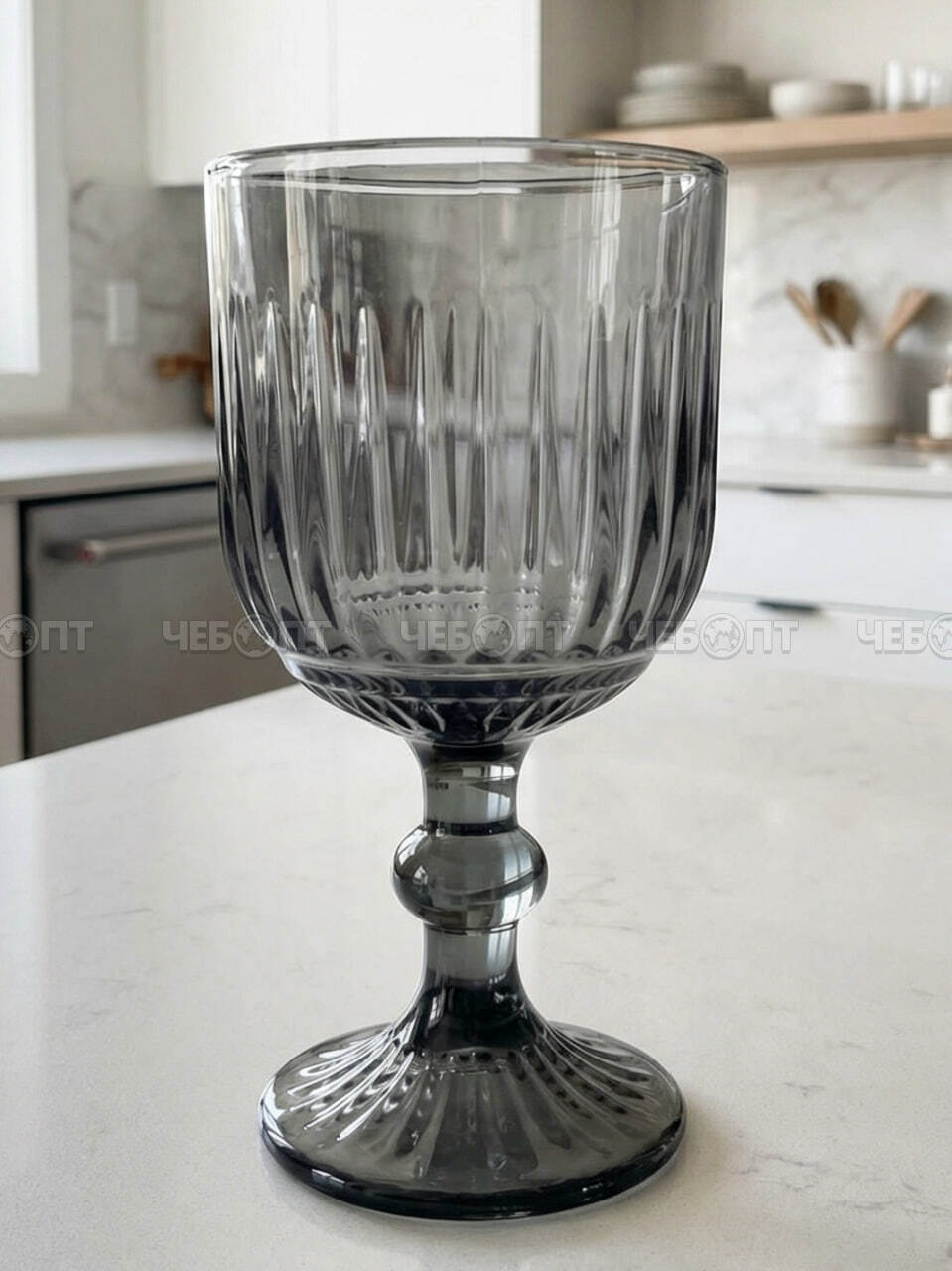 Бокал для вина/сока 350 мл LEFARD серый арт. 300566-GRAY $ [6/48] GOODSEE. ЧЕБОПТ.