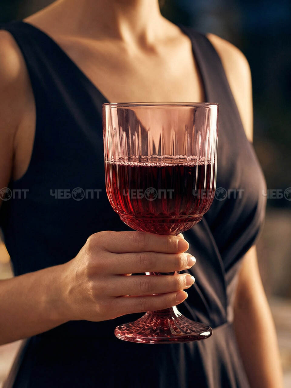 Бокал для вина/сока 350 мл LEFARD винный арт. 300566-PURPLE $ [6/48] GOODSEE. ЧЕБОПТ.