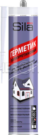 Герметик Sila PRO PU Sealant HM WHITE RAL9010 (полиуретановый, термостойкий, ,белый) 280 мл арт. SLPUST600_WH [12]. ЧЕБОПТ.