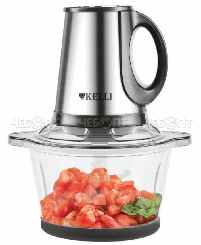 Измельчитель (чоппер) KELLI KL-5218, 2 скорости, двойной нож с 4-мя лезвиями, чаша 1,8 л, мощность 1200 Вт арт. 5218 [8] . ЧЕБОПТ.