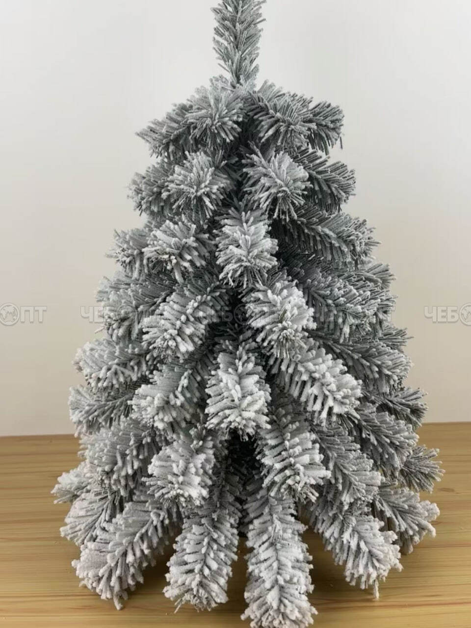 Елка (Ель) новогодняя искусственная ЗАСНЕЖАННАЯ h - 45 см ПВХ, арт. 300590 $ [24] GOODSEE. ЧЕБОПТ.