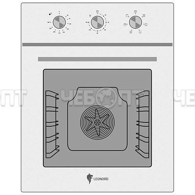 Духовой шкаф встраиваемый электрический Leonord LEО - 45002W 6 реж. приготов., ширина 45 см, объем 50 л. мощность 2000 Вт арт. 109598 [1] СКРАП. ЧЕБОПТ.
