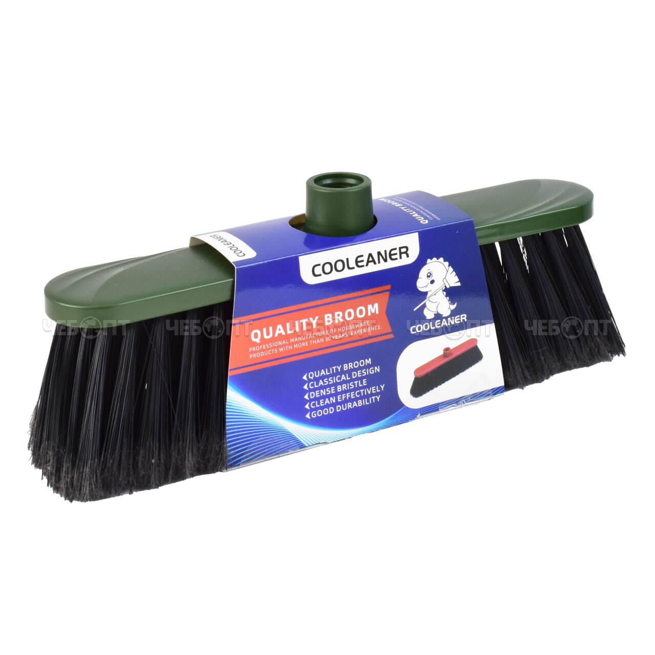 Щетка для уборки COOLEANER пластиковая колодка 27,5 см арт. 300634 $ [48] GOODSEE. ЧЕБОПТ.