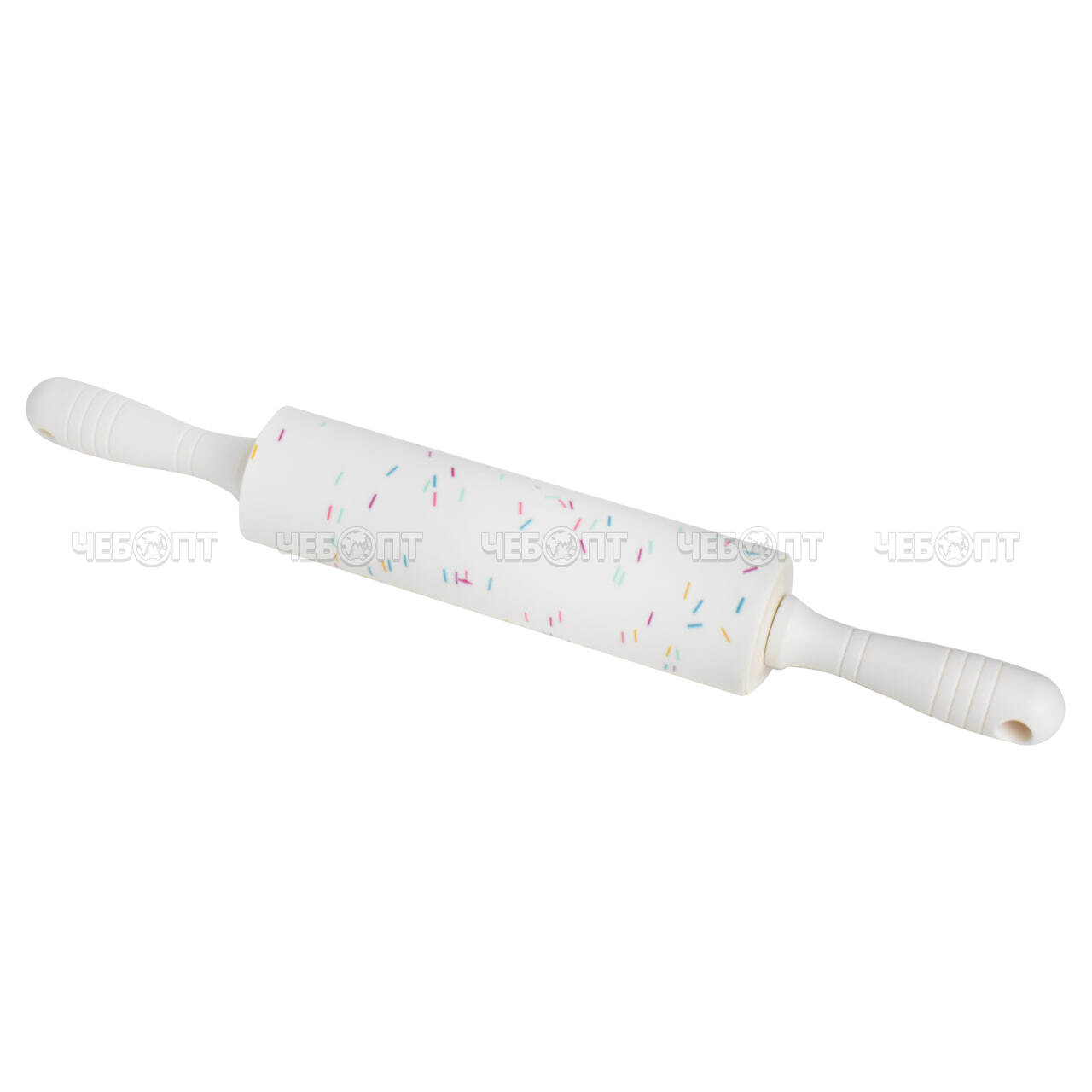 Скалка для теста силиконовая круглая 410*55 мм с пластиковой ручкой арт. 300668 $ [72] GOODSEE. ЧЕБОПТ.