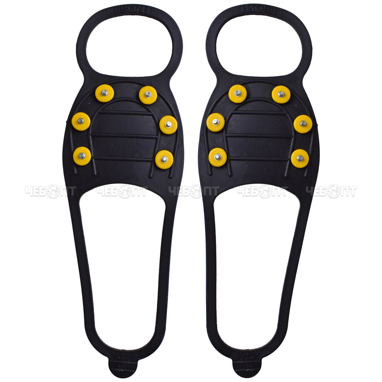 Приспособление для ходьбы в гололед ЛЕДОХОДЫ - СТАНДАРТ (6+6 шипов, на обувь 36-45 размера) арт. 300669 $ [200] GOODSEE. ЧЕБОПТ.