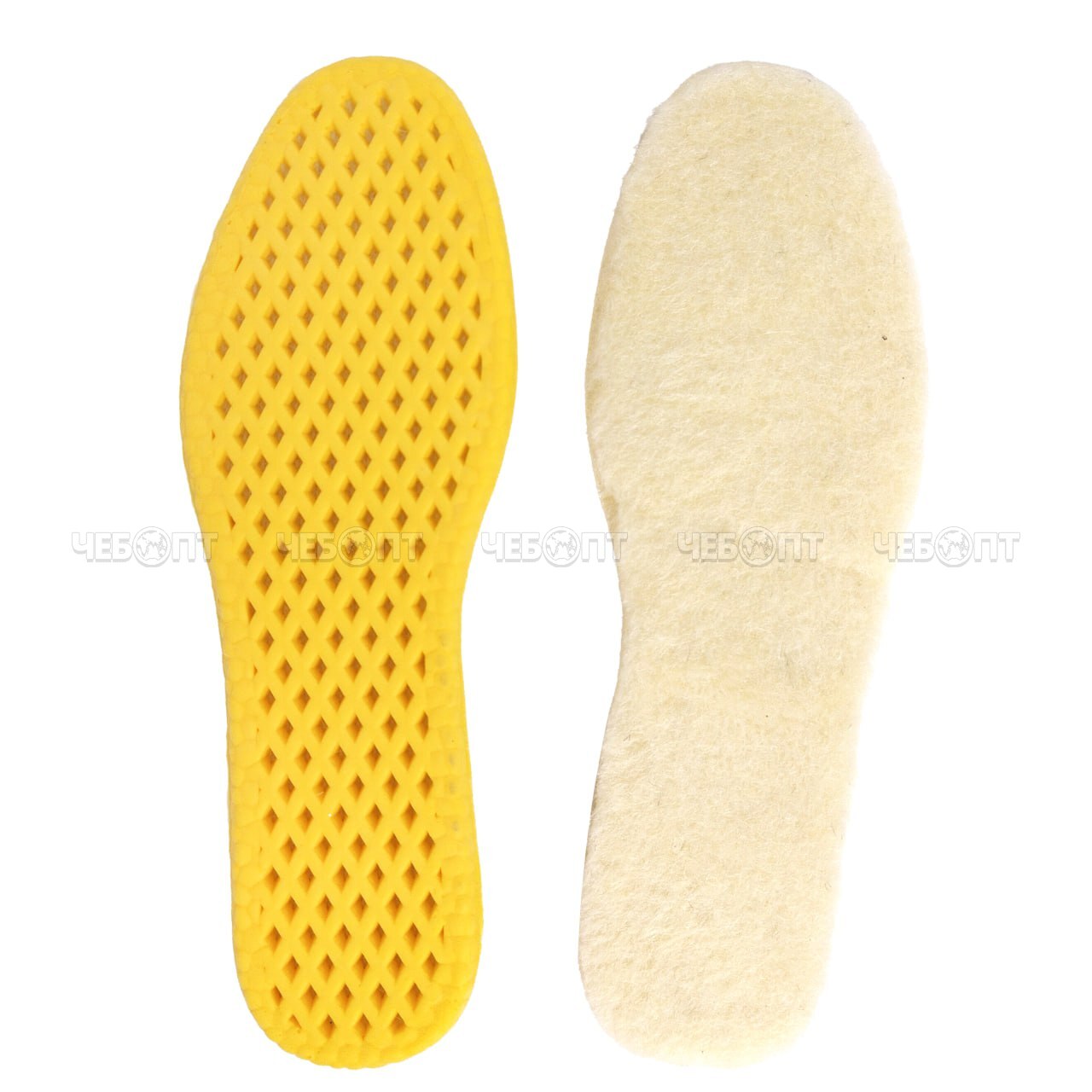 Стельки для обуви ЗИМНИЕ из искусственного овечьего меха, амортизация ступни, размер 35-36 длина 235 мм, до -40 °C арт. 300371/235 $ [5/240] GOODSEE. ЧЕБОПТ.