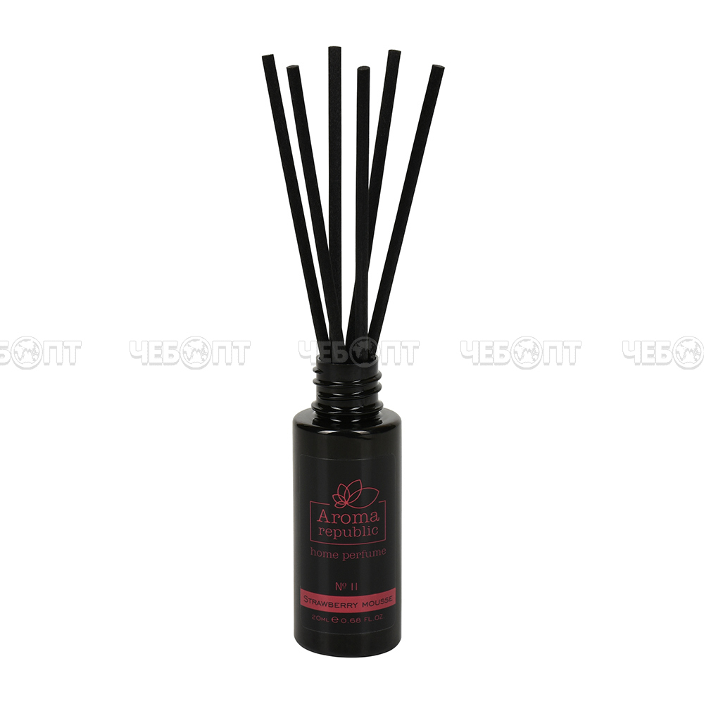 AROMA REPUBLIC Ароматический диффузор "№11 Strawberry mousse" ПЭТ флаконе 20 мл арт. 91007 [24] ЛИНКГРУПП. ЧЕБОПТ.