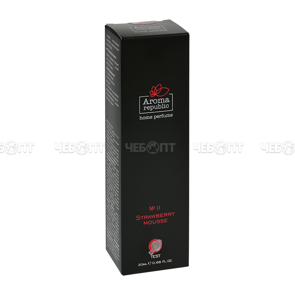 AROMA REPUBLIC Ароматический диффузор "№11 Strawberry mousse" ПЭТ флаконе 20 мл арт. 91007 [24] ЛИНКГРУПП. ЧЕБОПТ.