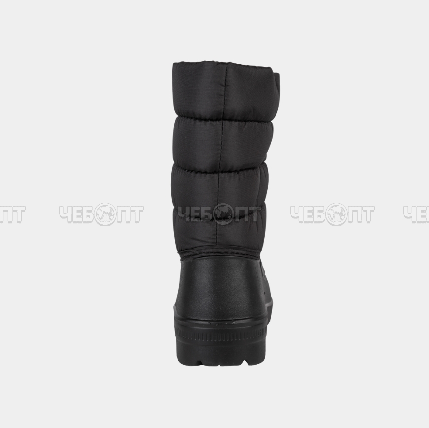 Сапоги из ЭВА комбинированные с фиксатором, мужские, черные, р. 40, (темп. реж. до -15 С) арт. C-38.350 [10]. ЧЕБОПТ.