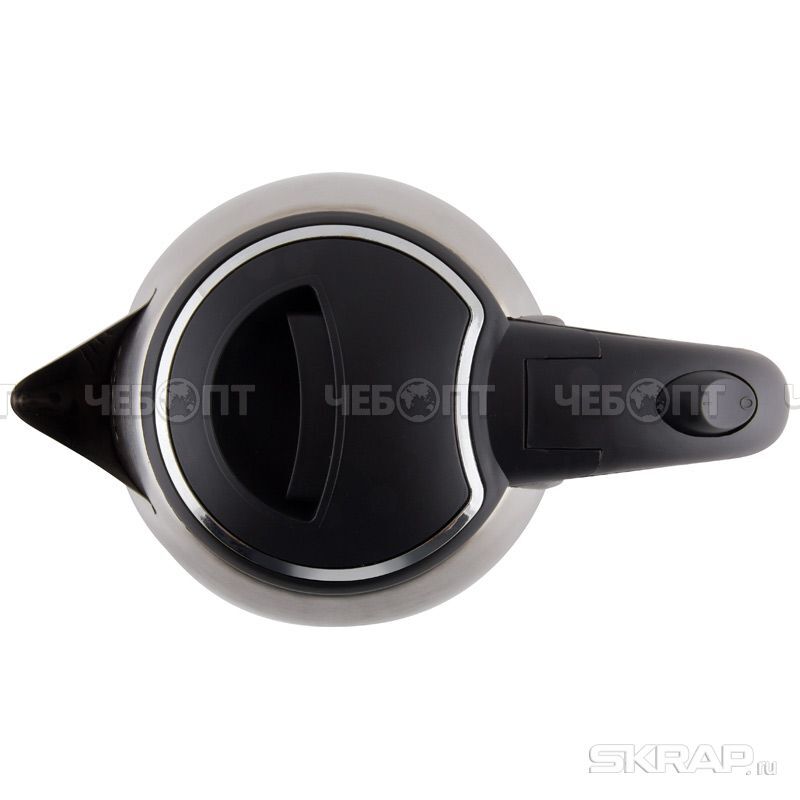 Чайник электрический 1,8 л металлический (нержавеющая сталь) HOMESTAR HS-1010, автомат, индикатор, мощность 1500 Вт арт. 003013 [12] СКРАП. ЧЕБОПТ.