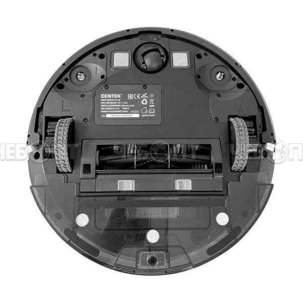 Робот-пылесос CENTEK CT-2720 объем пылесборника 0,68, высота препятствий до 21 мм зарядное устройство, пульт ДУ [1]. ЧЕБОПТ.