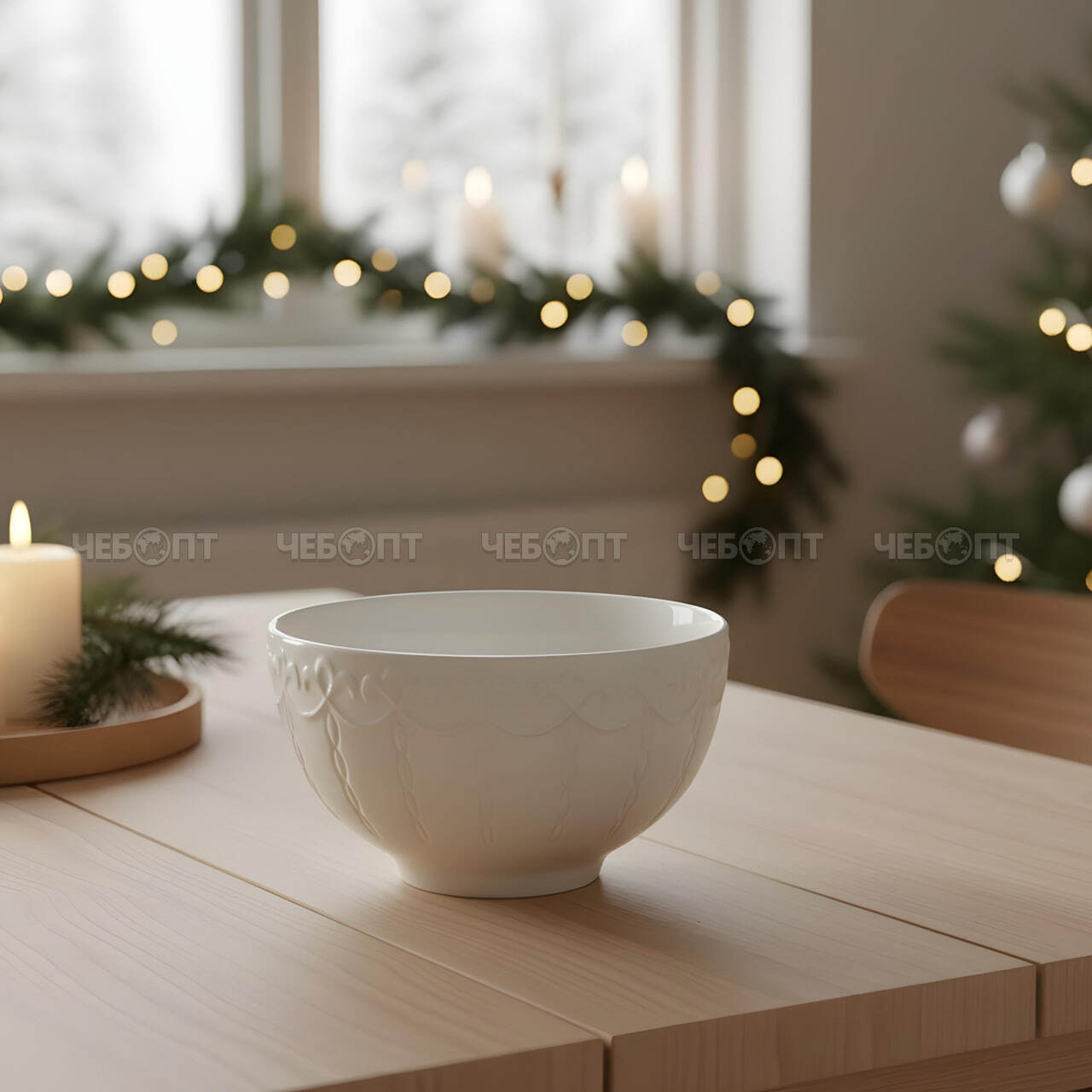 Салатник 4,5" ИДИЛЛИЯ, фарфор, 350 мл арт. 300378 $ [100] GOODSEE. ЧЕБОПТ.