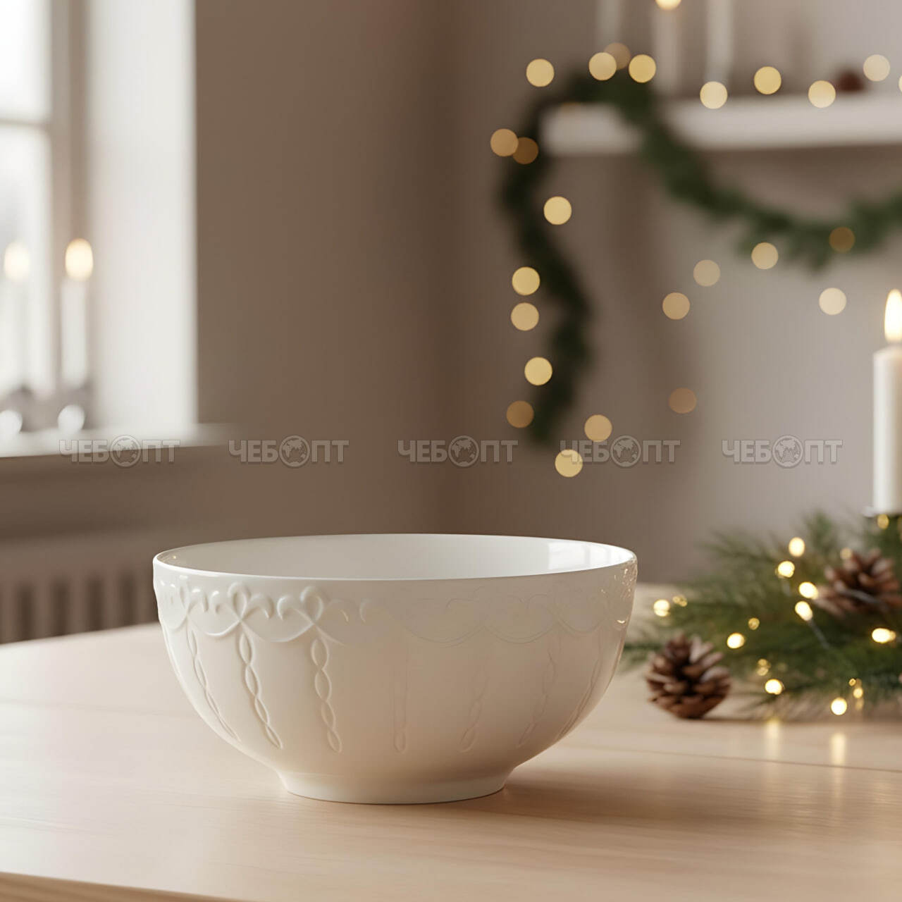 Салатник 6" ИДИЛЛИЯ, фарфор, 700 мл арт. 300379 $ [60] GOODSEE. ЧЕБОПТ.