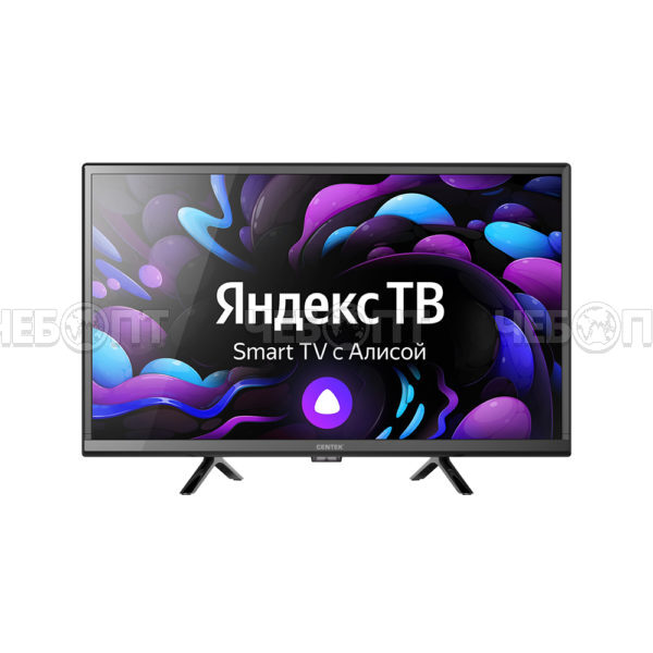 Телевизор CENTEK CT-8724 SMART, HD, Wi-Fi, Bluetooth, HDMIx2, USBx2, DVB-T/T2 Яндекс ТВ, арт. СТ-8724 [1]. ЧЕБОПТ.