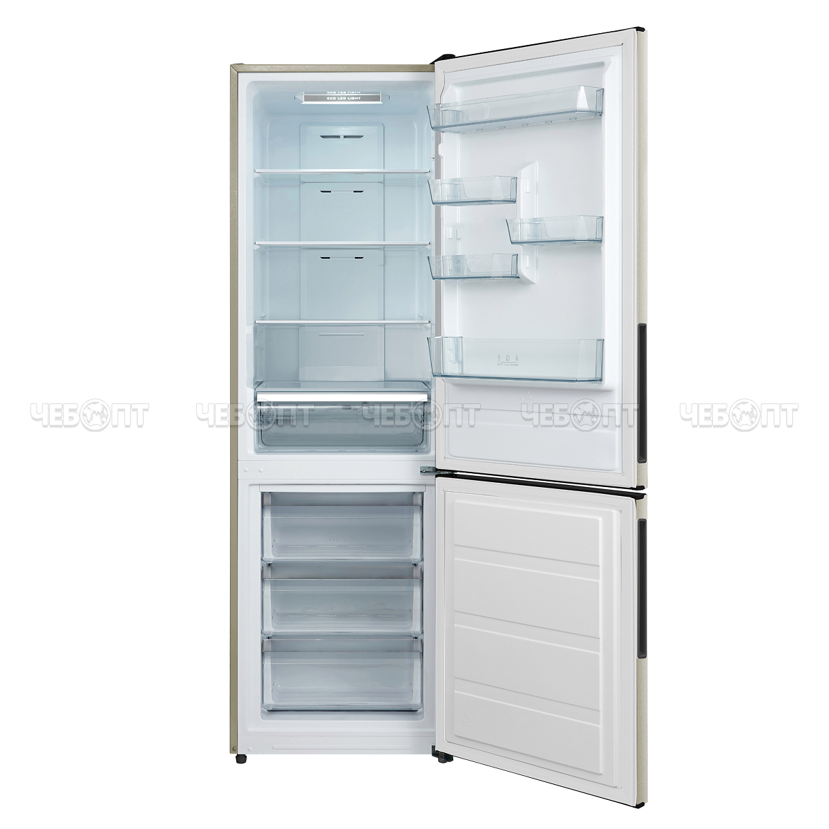 Холодильник CENTEK CT-1722 BEIGE MULTI NF объем 318 л (88л, 230л) 595*630*1880 мм, класс А+, мощность 100 Вт, арт. СТ-1722 Beige [1]. ЧЕБОПТ.