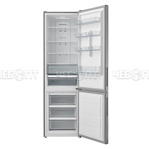 Холодильник CENTEK CT-1723 INOX MULTI NF объем 339 л (85л, 254л) 595*635*2010 мм, класс А++, мощность 150 Вт, арт. СТ-1723 INOX [1]. ЧЕБОПТ.