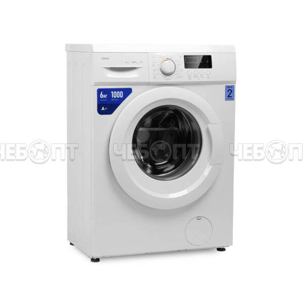 Стиральная машина CENTEK CT-1910 595*400*850 мм, макс.загрузка 6 кг, 23 программ, увеличенный объем камеры, цвет БЕЛЫЙ, мощность 2000 Вт [1]. ЧЕБОПТ.