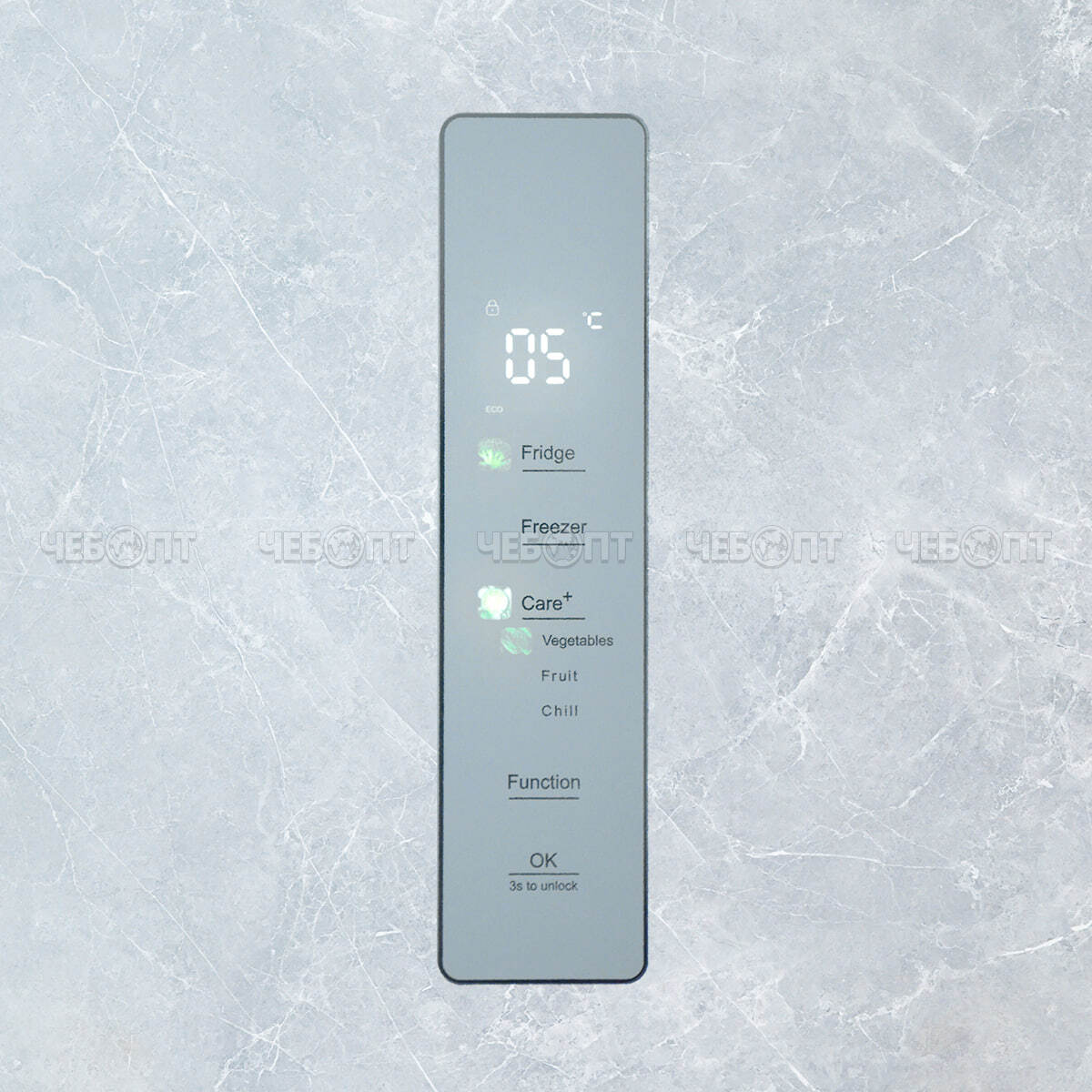 Холодильник CENTEK CT-1743 WHITE STONE объем 503 л (186л, 317л) 853*694*1775 мм, текстура КАМЕНЬ, 4 двери класс А++ мощ. 170 Вт [1]. ЧЕБОПТ.