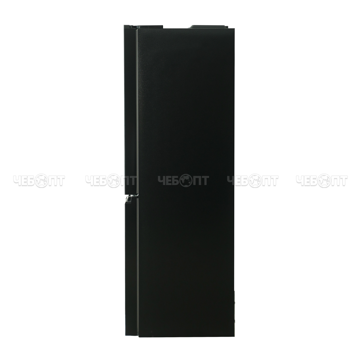 Холодильник CENTEK CT-1744 BLACK GLASS TOTAL NF объем 415 л (148л, 267л) 782*630*1825 мм, 4 двери, класс А++, мощ. 123 Вт [1]. ЧЕБОПТ.