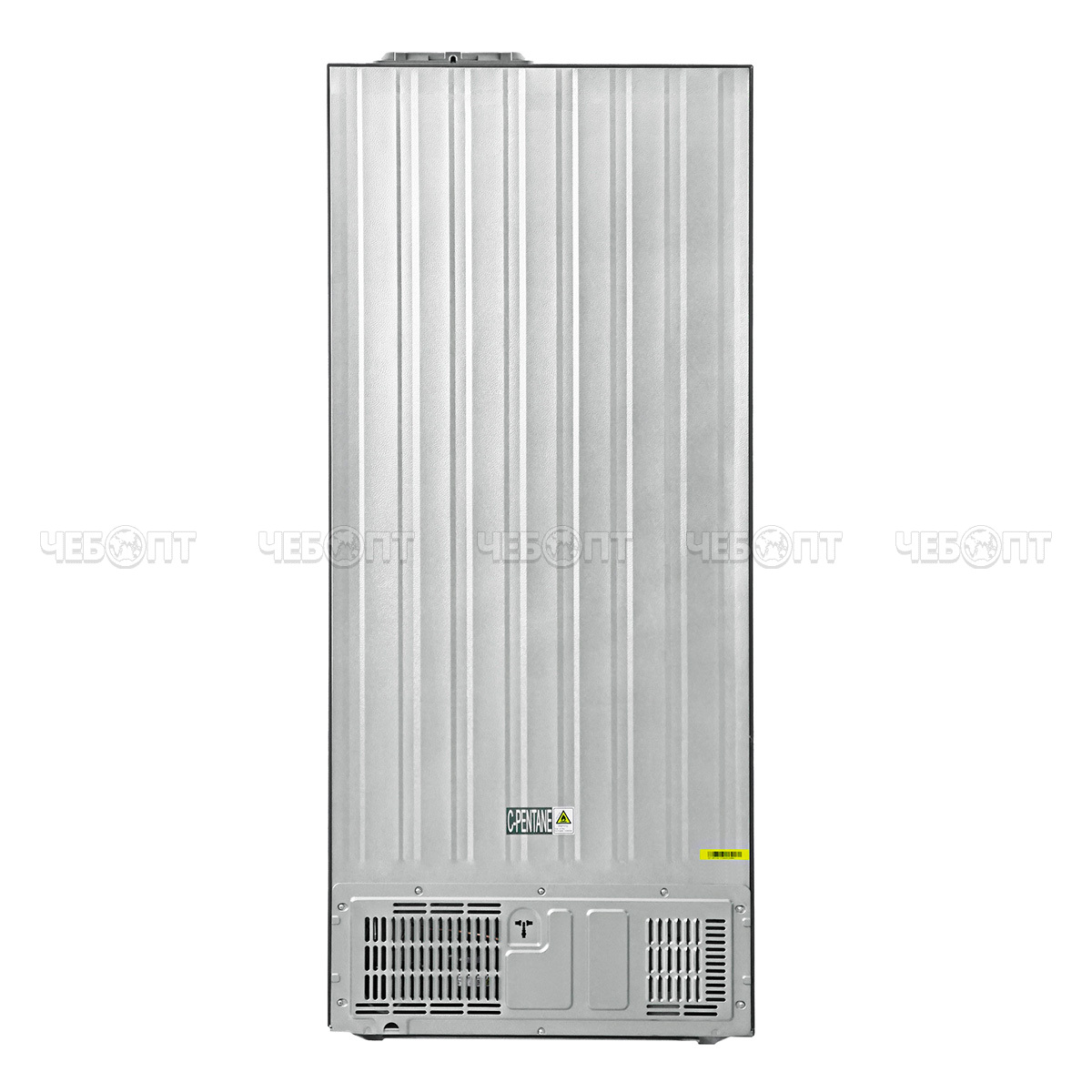 Холодильник CENTEK CT-1744 GRAY GLASS TOTAL NF объем 415 л (148л, 267л) 782*630*1825 мм, 4 двери, класс А++, мощ. 123 Вт [1]. ЧЕБОПТ.
