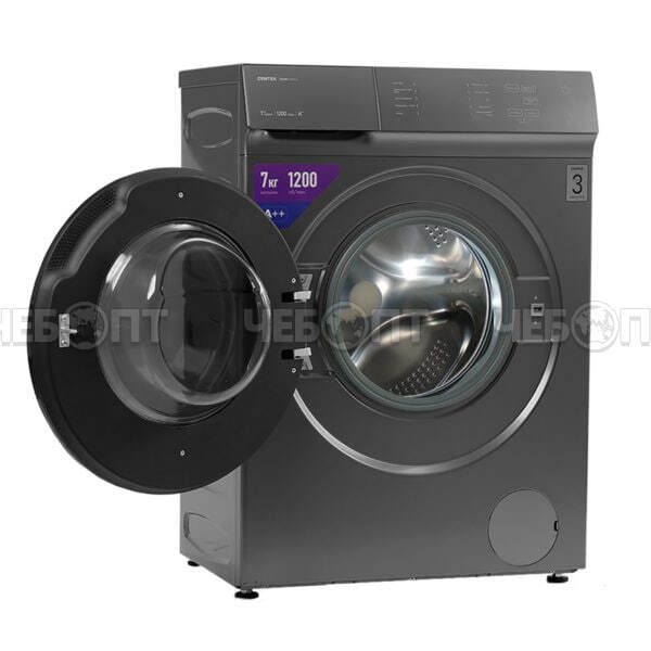 Стиральная машина CENTEK CT-1972 600*420*850 мм, макс.загрузка 7 кг, 10 программ, LED-дисплей, увеличен.объем камеры, цвет СЕРЫЙ, мощность 2100 Вт [1]. ЧЕБОПТ.