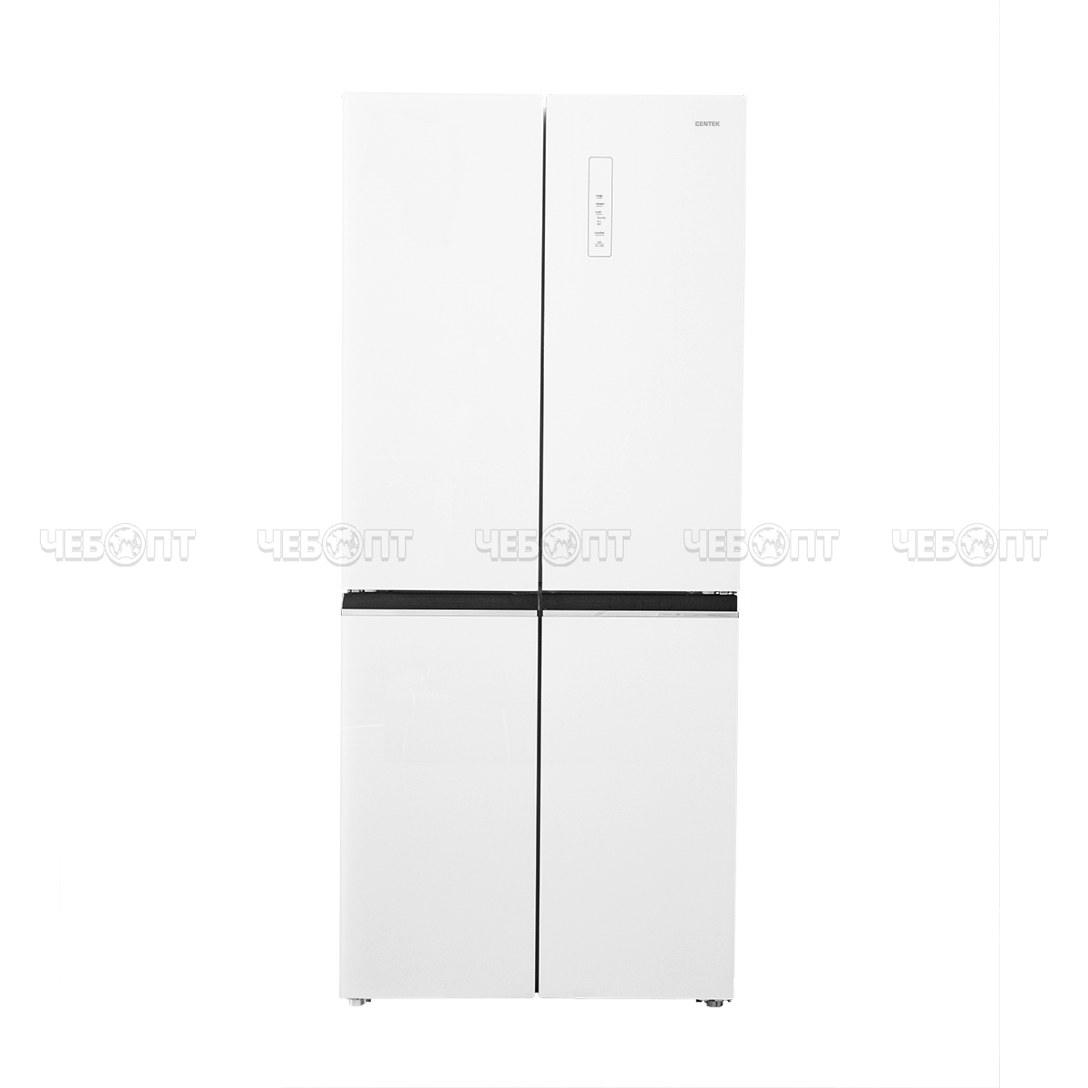 Холодильник CENTEK CT-1744 WHITE CLASS TOTAL NF объем 415 л (148л, 267л) 782*630*1825 мм, 4 двери, класс А++, мощ. 123 Вт [1]. ЧЕБОПТ.