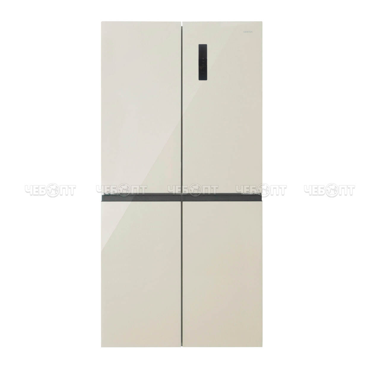 Холодильник CENTEK CT-1745 MARBLE МРАМОР TOTAL NF объем 503 л (186л, 317л) 853*694*1775 мм, 4 двери, класс А++, мощ. 170 Вт [1]. ЧЕБОПТ.