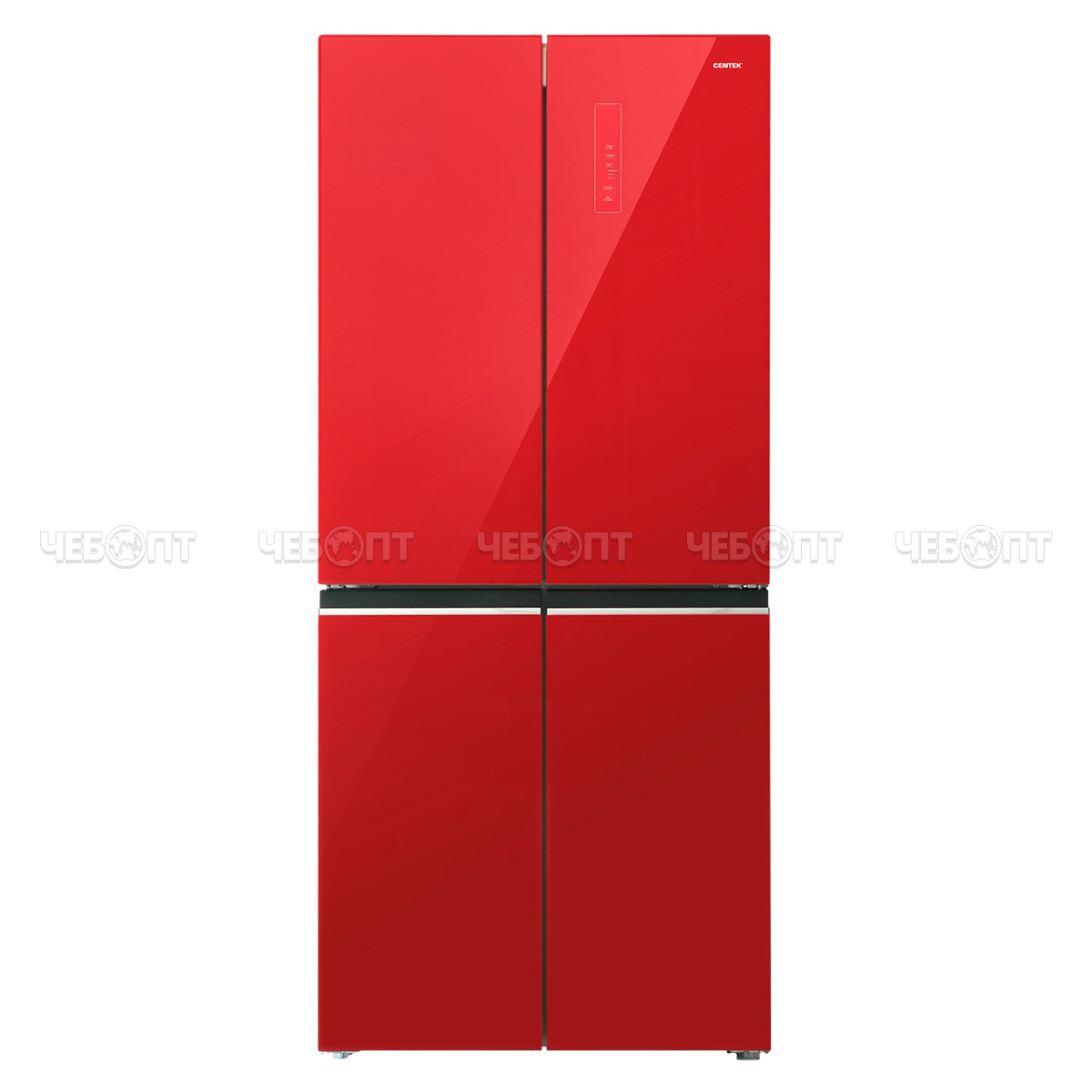 Холодильник CENTEK CT-1745 RED CLASS TOTAL NF объем 503 л (186л, 317л) 853*694*1775 мм, 4 двери, класс А++, мощ. 170 Вт [1]. ЧЕБОПТ.
