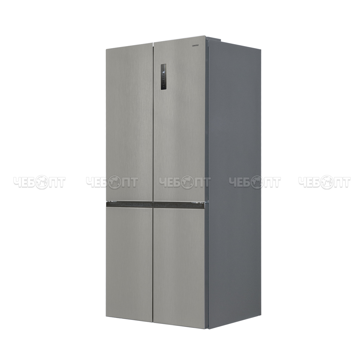 Холодильник CENTEK CT-1746 INOX NF объем 600 л (212л, 388л) 833*668*1920 мм, 4 двери, класс А+, мощ. 170 Вт [1]. ЧЕБОПТ.