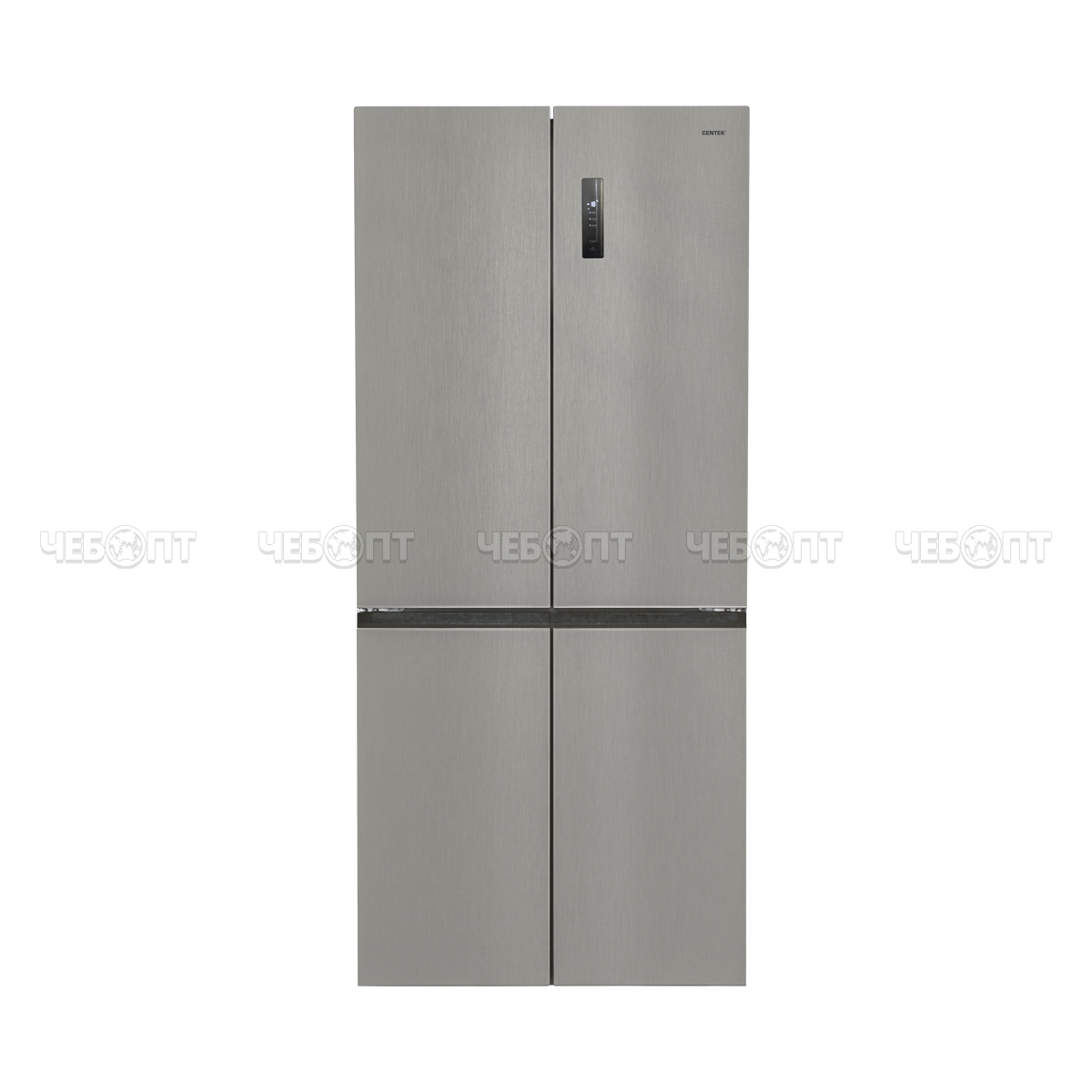 Холодильник CENTEK CT-1746 INOX NF объем 600 л (212л, 388л) 833*668*1920 мм, 4 двери, класс А+, мощ. 170 Вт [1]. ЧЕБОПТ.