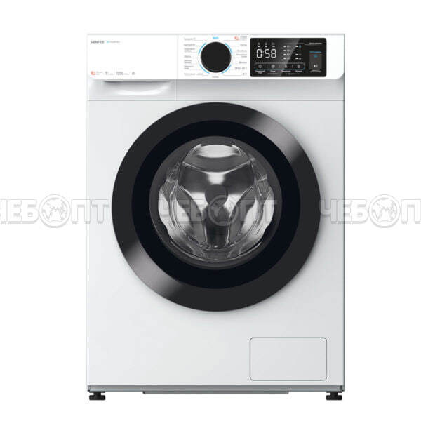 Стиральная машина CENTEK CT-1921 595*400*850 мм, макс.загрузка 7 кг, 15 программ, LED-дисплей, инверторная, цвет БЕЛЫЙ, мощность 2000 Вт [1]. ЧЕБОПТ.