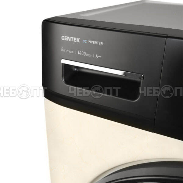 Стиральная машина CENTEK CT-1959 600*430*847мм, макс.загрузка 8кг, 16 программ, увеличен.объем камеры, инверторная, цвет БЕЖЕВЫЙ, мощность 2000 Вт [1]. ЧЕБОПТ.