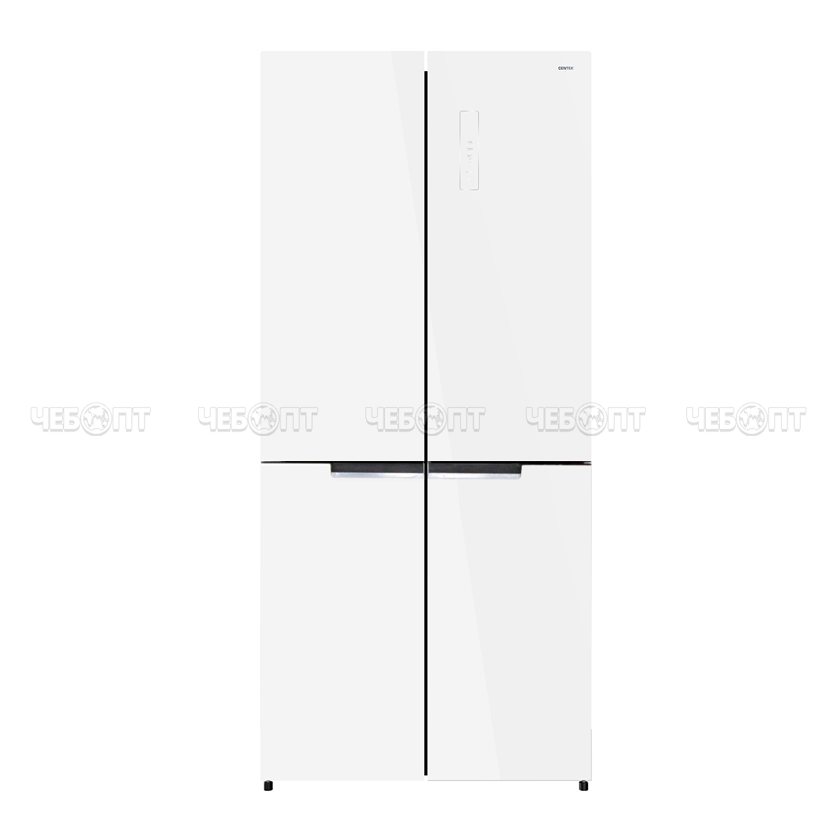 Холодильник CENTEK CT-1747 WHITE INVERTER NF объем 519 л (198л, 321л) 833*653*1775 мм, 4 двери, класс А++, мощ. 280 Вт [1]. ЧЕБОПТ.