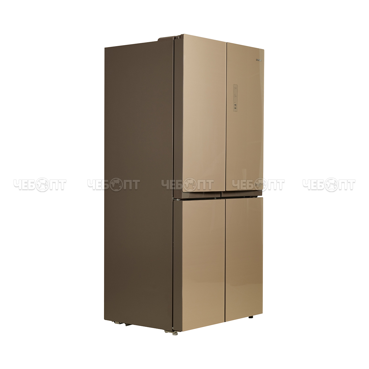 Холодильник CENTEK CT-1756 BEIGE CLASS INVERTER NF объем 442 л (153л, 289л) 833*655*1775 мм, 4 двери, класс А, мощ. 250 Вт [1]. ЧЕБОПТ.