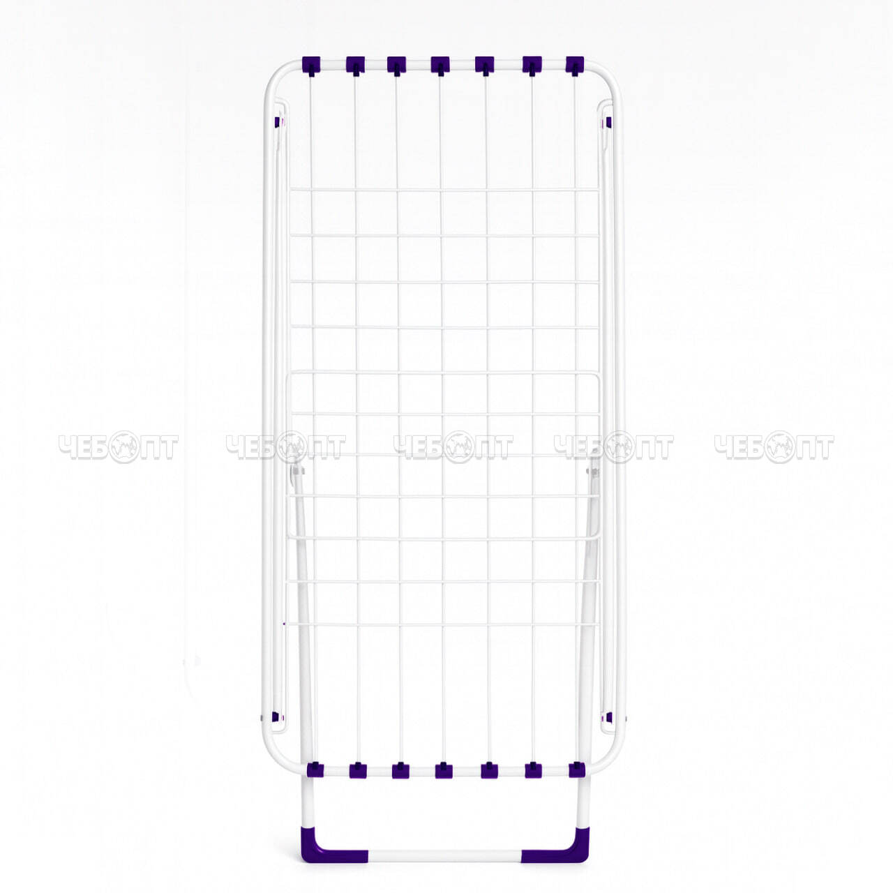 Сушилка для белья напольная (на балкон) БЕЛАЯ 20 м, 1970*550*820 мм, нагрузка до 17 кг, арт. КЛС-КП20 [5]. ЧЕБОПТ.