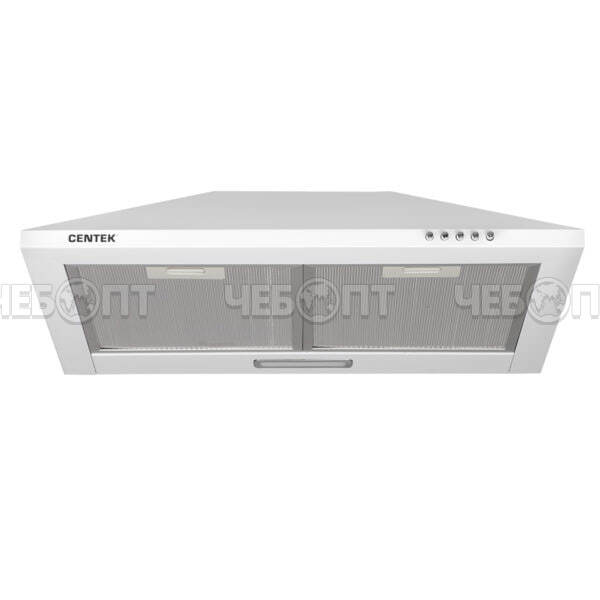 Вытяжка кухонная CENTEK CT-1820-60 WHITE КУПОЛ 3 скорости, ширина 60 см, мощность 67 Вт [1]. ЧЕБОПТ.
