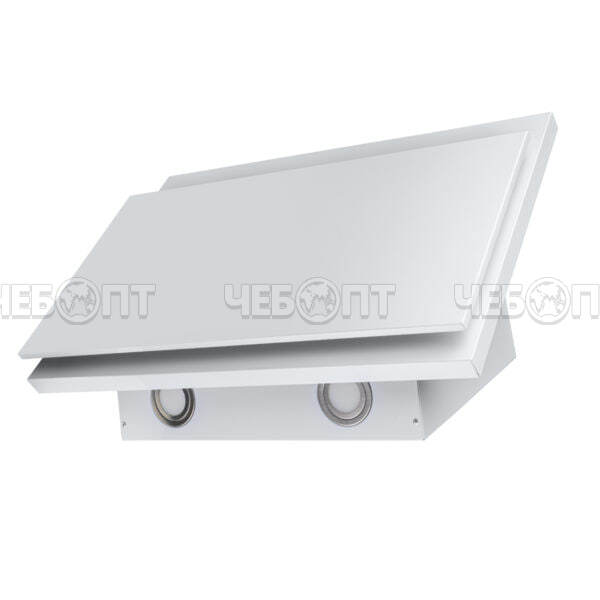 Вытяжка кухонная CENTEK CT-1826-60 WHITE НАКЛОННАЯ 3 скорости, ширина 60 см, мощность 68 Вт [1]. ЧЕБОПТ.