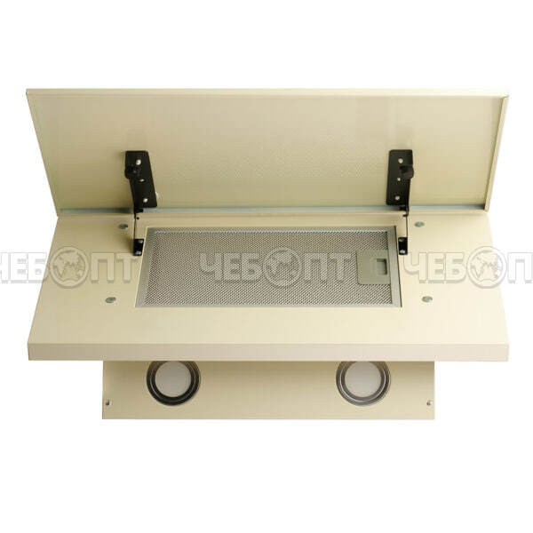 Вытяжка кухонная CENTEK CT-1826-60 BEIGE НАКЛОННАЯ 3 скорости, ширина 60 см, мощность 68 Вт [1]. ЧЕБОПТ.