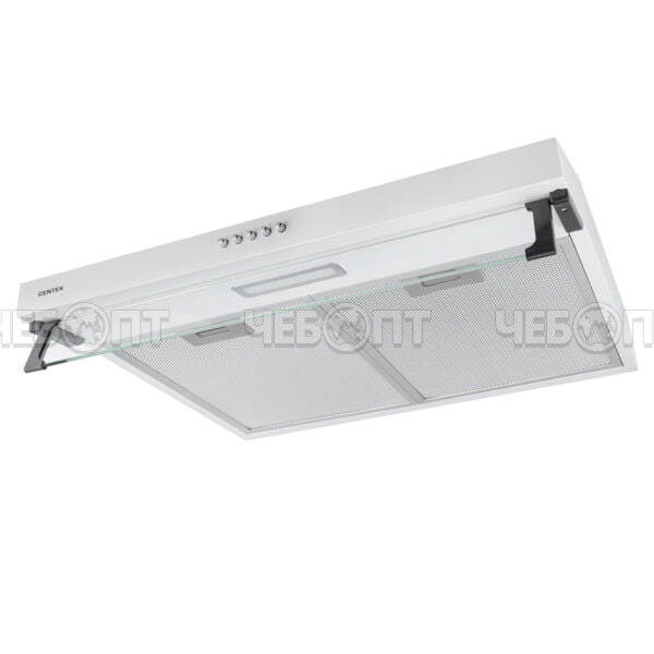 Вытяжка кухонная CENTEK CT-1800-60 WHITE козырьковая, 3 скорости, ширина 60 см, мощность 82 Вт [1]. ЧЕБОПТ.