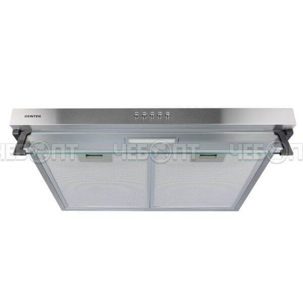 Вытяжка кухонная CENTEK CT-1800-60 SS козырьковая, 3 скорости, ширина 60 см, мощность 82 Вт [1]. ЧЕБОПТ.